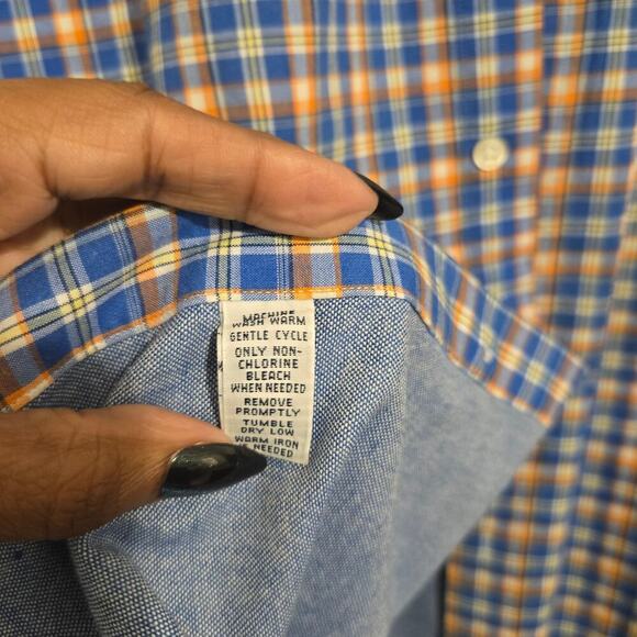 Ralph Lauren Classic Fit Plaid Button Down Shirt Men’s LT Large Tall Cotton - Picture 5 of 8